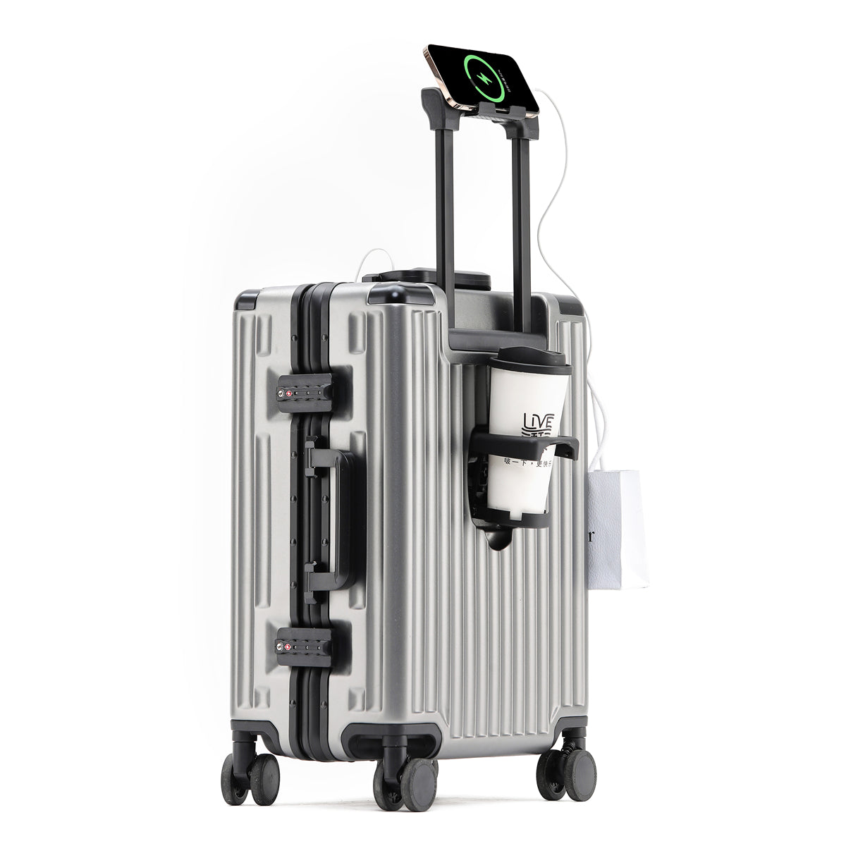 SMART SERIES LARGE SUITCASE DARK GRAY