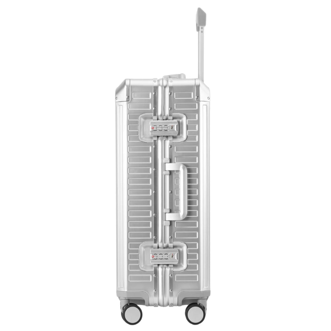 ALUMINUM LARGE SUITCASE SILVER