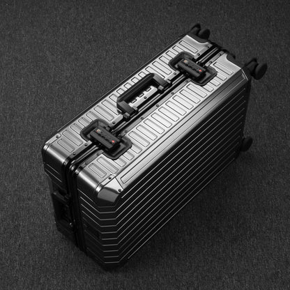 ALUMINUM CARRY-ON SUITCASE GUNMETAL