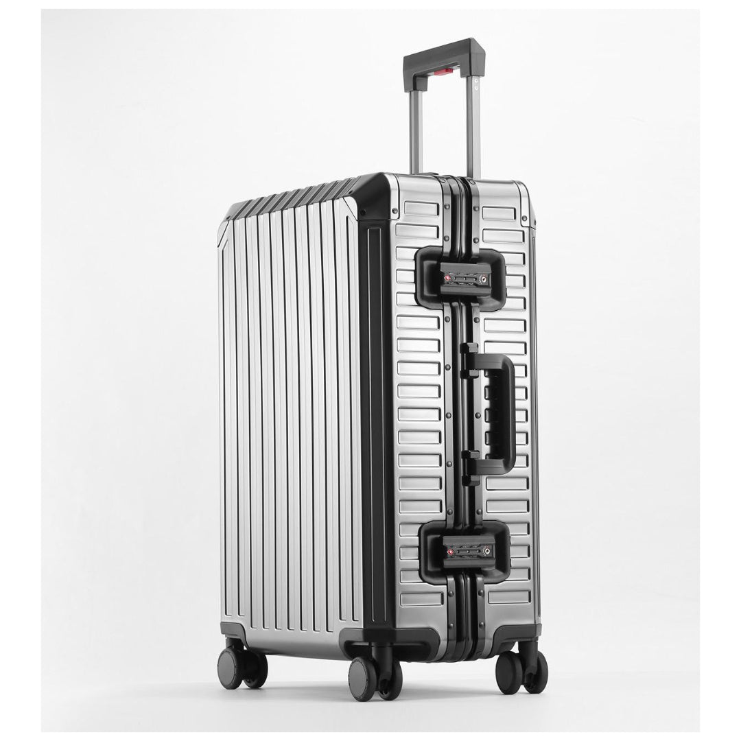 ALUMINUM CARRY-ON SUITCASE GUNMETAL