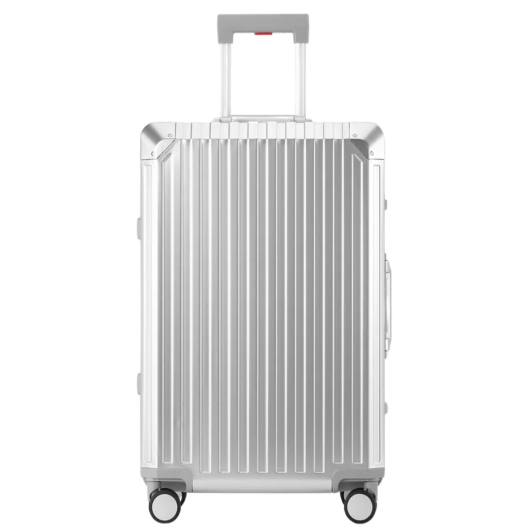 ALUMINUM LARGE SUITCASE SILVER