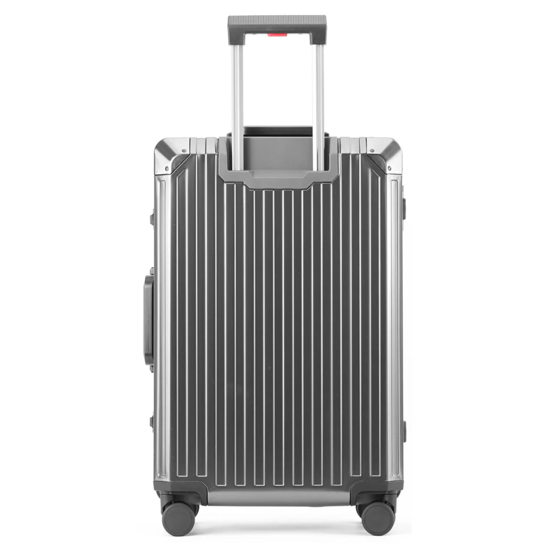 ALUMINUM CARRY-ON SUITCASE GUNMETAL