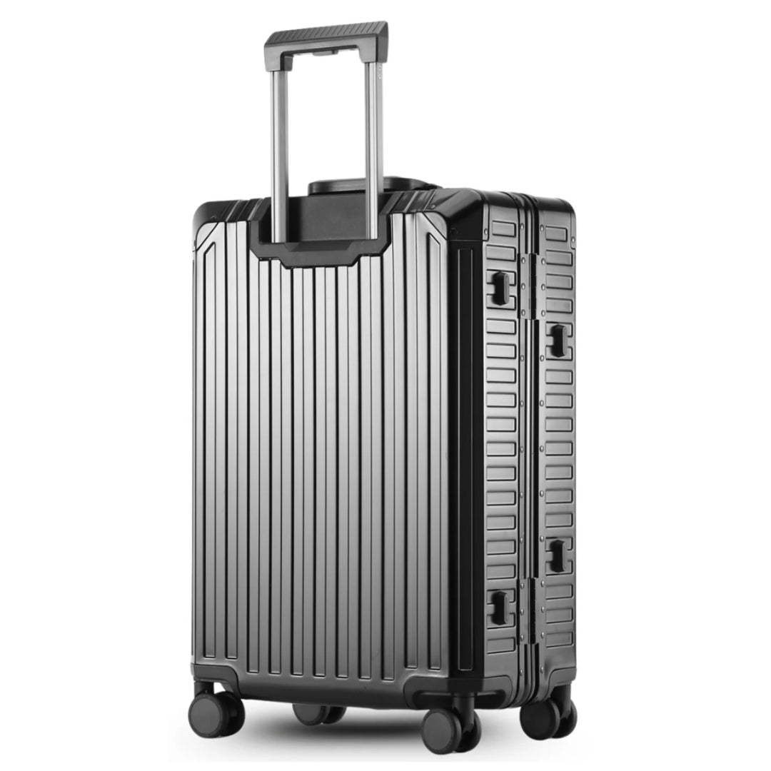 ALUMINUM CARRY-ON SUITCASE GUNMETAL