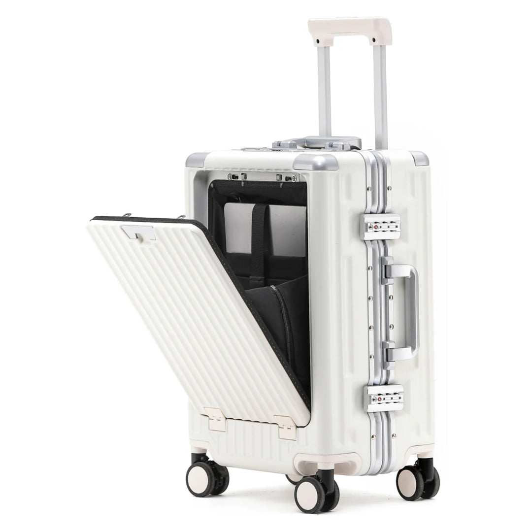 SMART SERIES LARGE SUITCASE WHITE