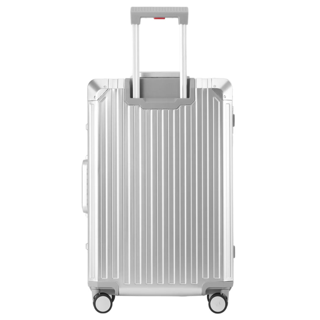 ALUMINUM LARGE SUITCASE SILVER