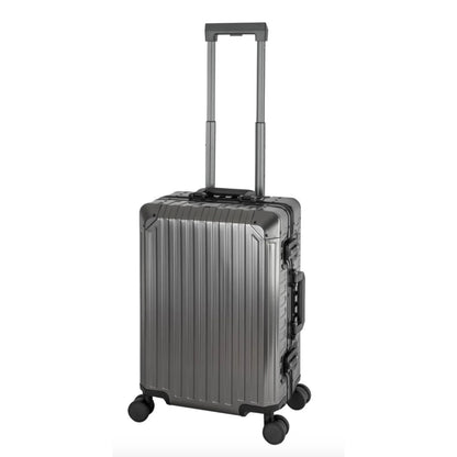 ALUMINUM CARRY-ON SUITCASE GUNMETAL